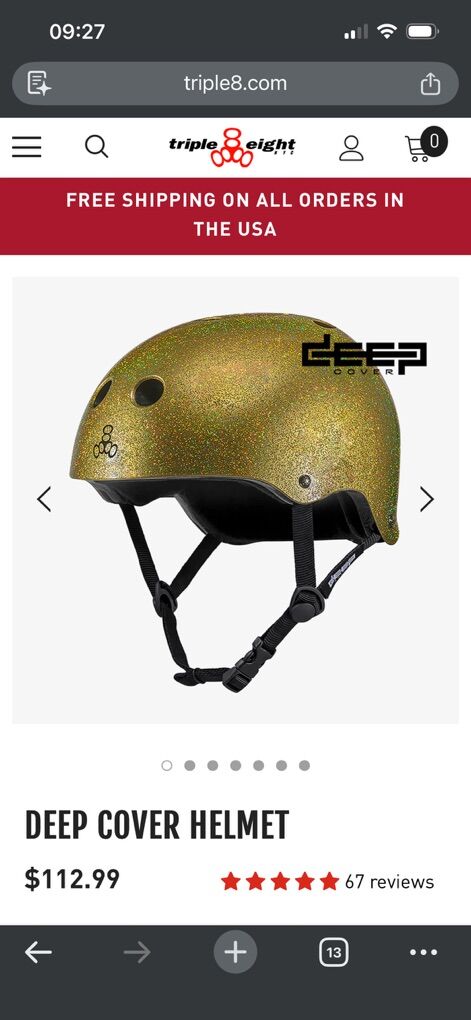 Triple Eight Helmet