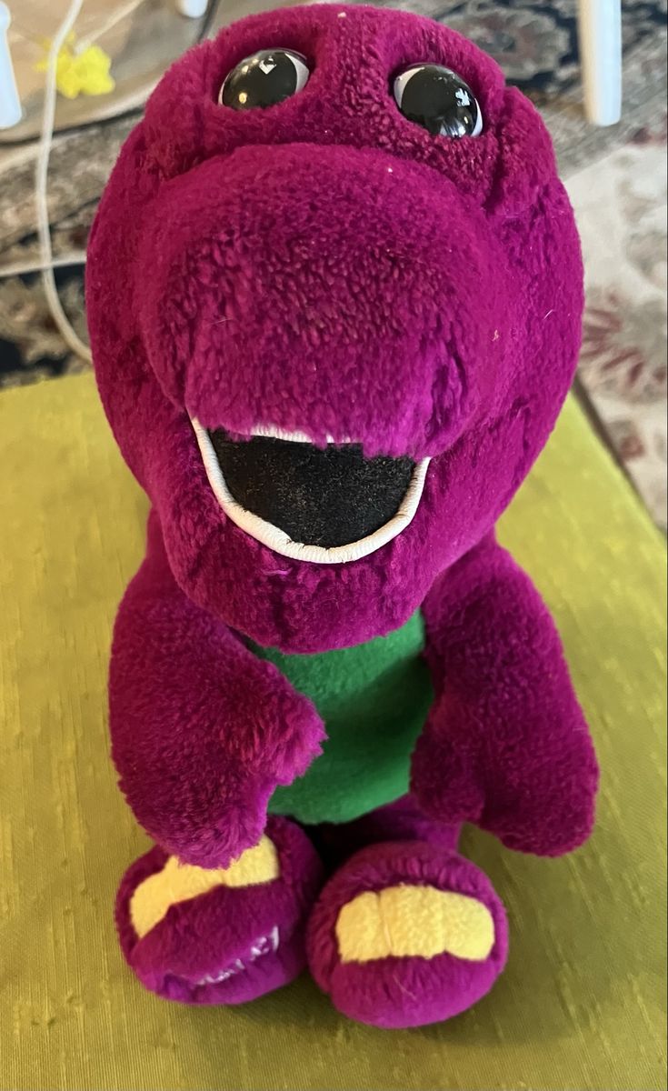 Vintage Barney Dinosaur Stuffed Animal