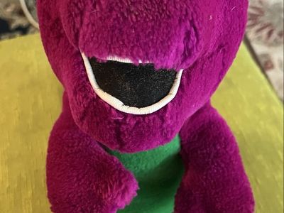 Vintage Barney Dinosaur Stuffed Animal
