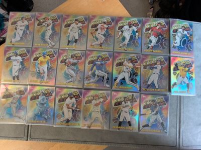 2026 Topps 75 Series 1 'Titans of the Game' Baseball Card Lot - Ohtani, Trout, Judge, Acuna Jr. Complete Set.