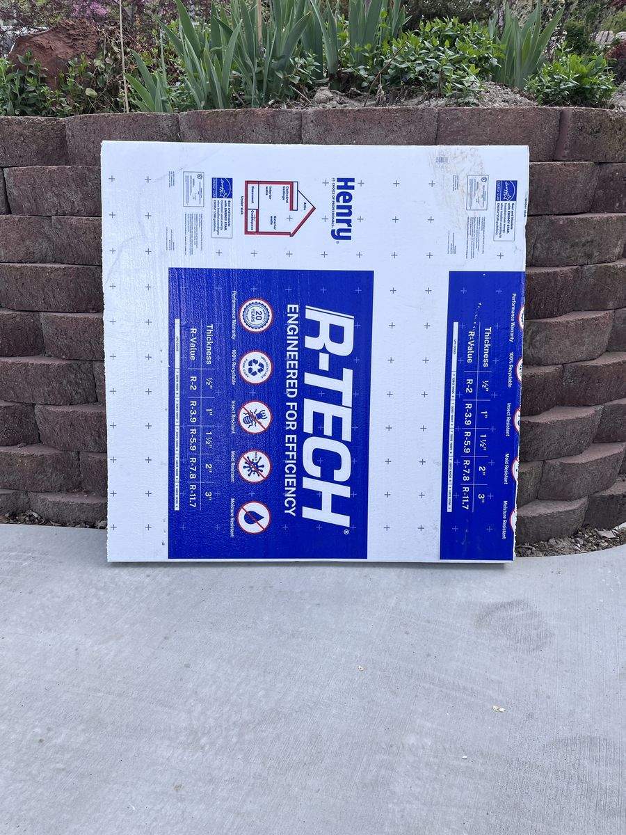 Free 4' x 4' Insulation Panel 2" Thick