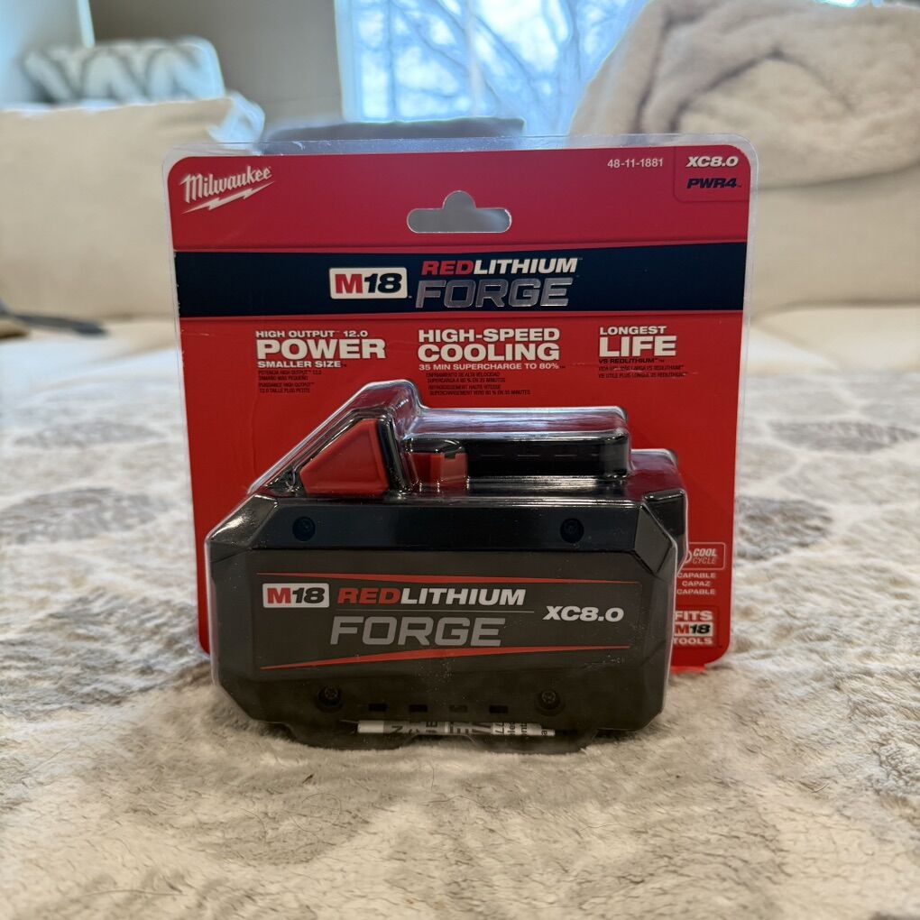 Milwaukee M18 Forge Lithium XC 8.0Ah Battery Pack