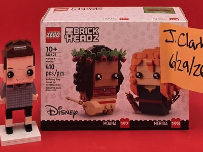 LEGO BrickHeadz Disney Moana & Merida (40621) 410-Piece Building Toy Set