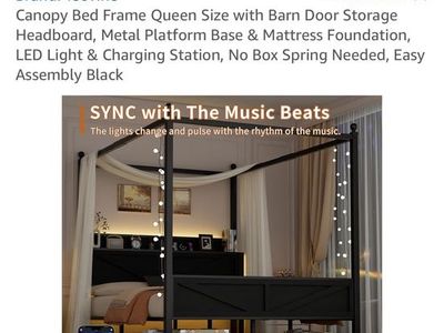 Queen bed frame