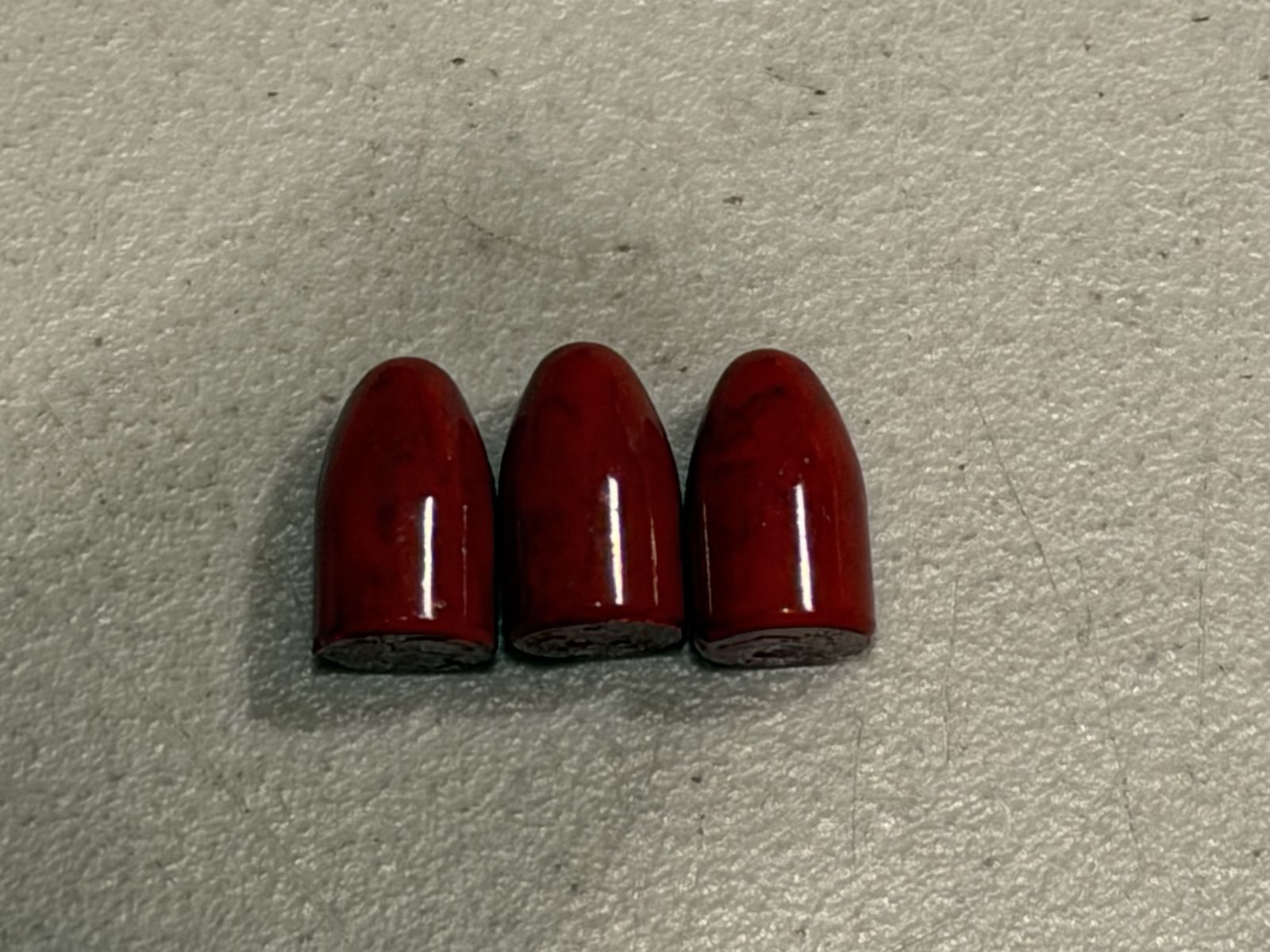 9mm 124g Powder Coated Bullets