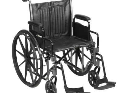 Drive Medical Silver Sport 2 Wheelchair - 20″ Seat