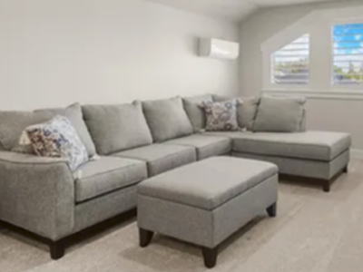 Lounge Sectional with Ottoman (storage)