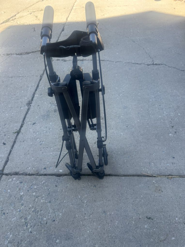 Lightweight Folding Walker With Seat