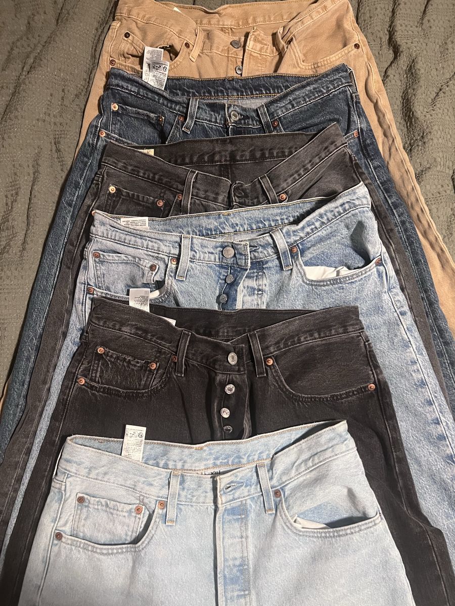 Levi 501 button fly jeans