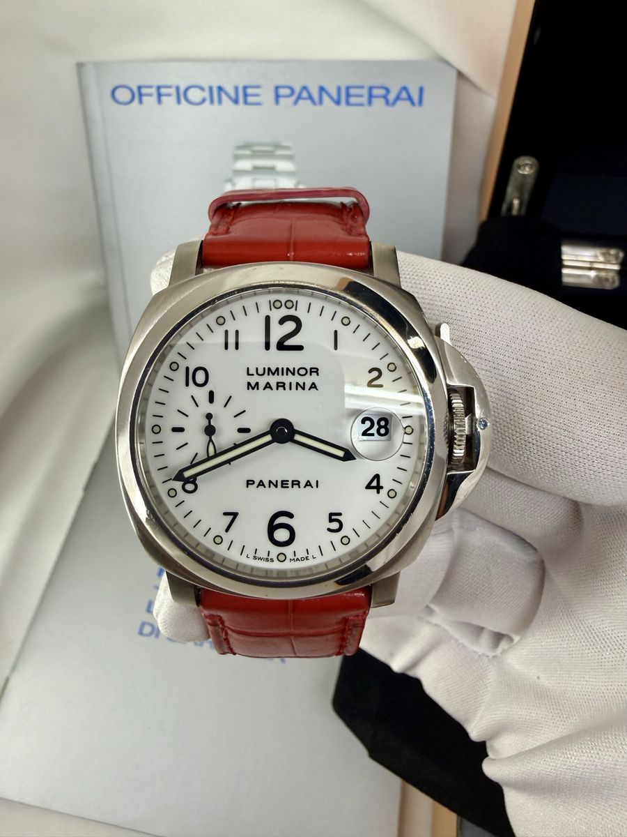 Panerai Luminor Marina 40mm White Dial PAM00049 OP 6560 – F-Series