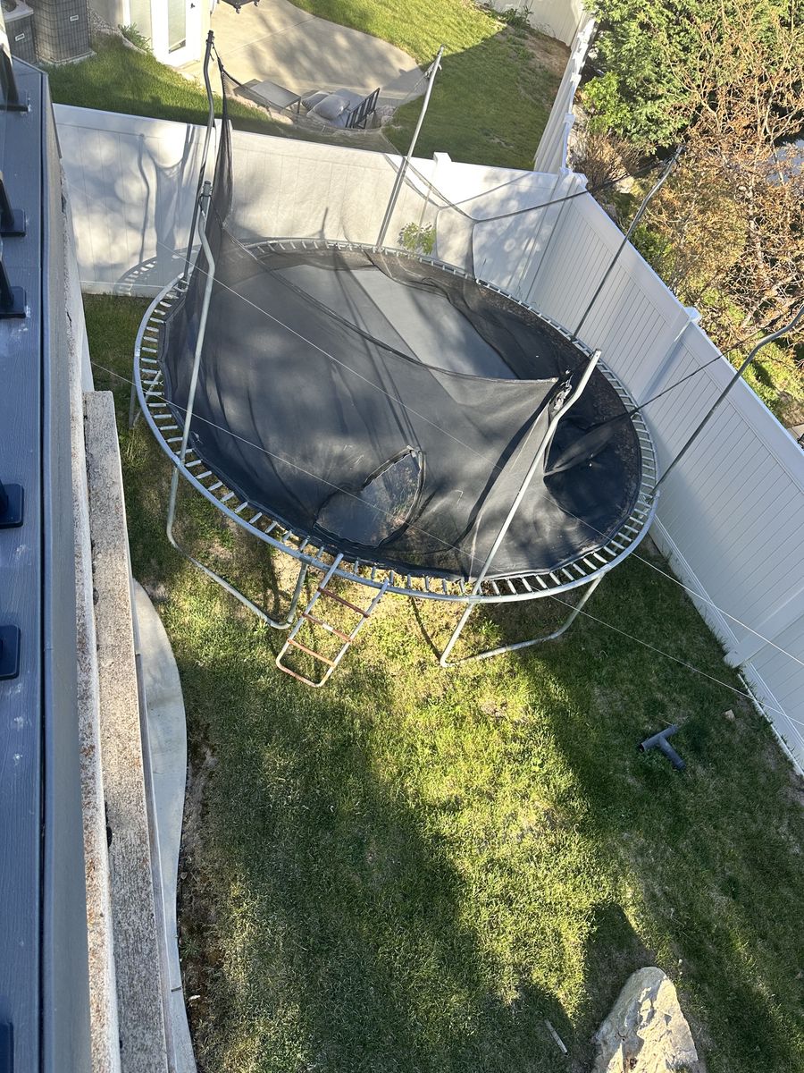Free trampoline.