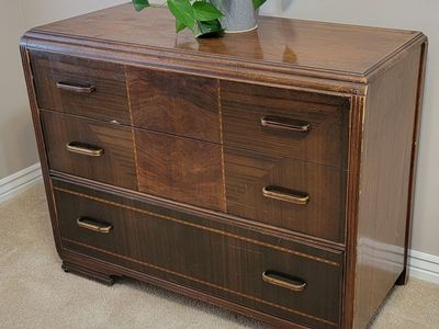 Vintage 1930s Art Deco Waterfall 3-Piece Bedroom Set – OBO