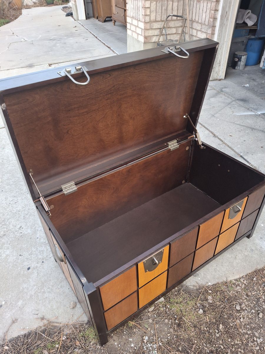 modern large hope chest