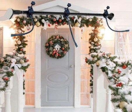 NEW FRONT DOOR ADJUSTABLE GARLAND HANGER (3 AVAILABLE)