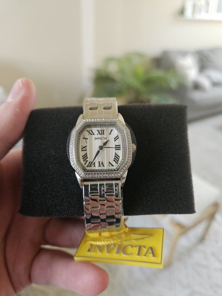 Invicta Wildflower Lady 48998 Quartz Watch - 27mm Stainless Steel, Crystal Bezel