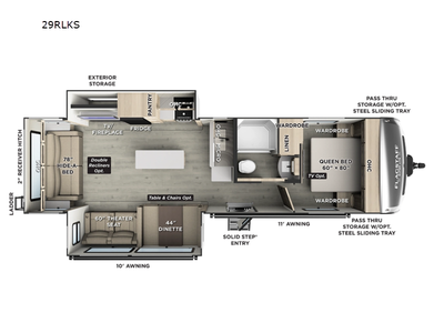 2026 Forest River RV Flagstaff Super Lite 29RLKS