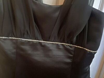 Black Formal Dress A-Line