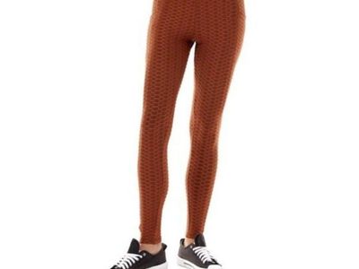 True Rock Textured Honeycomb High-Waisted Leggings - Multiple Colors & Sizes Available