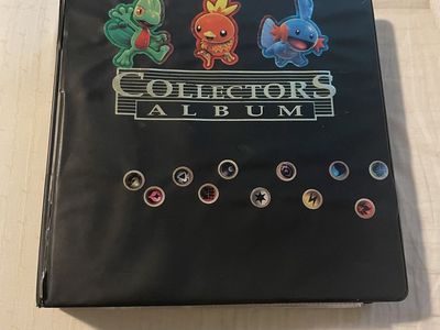 Pokemon cards and binder. Around 725 cards from 2006 to 2016