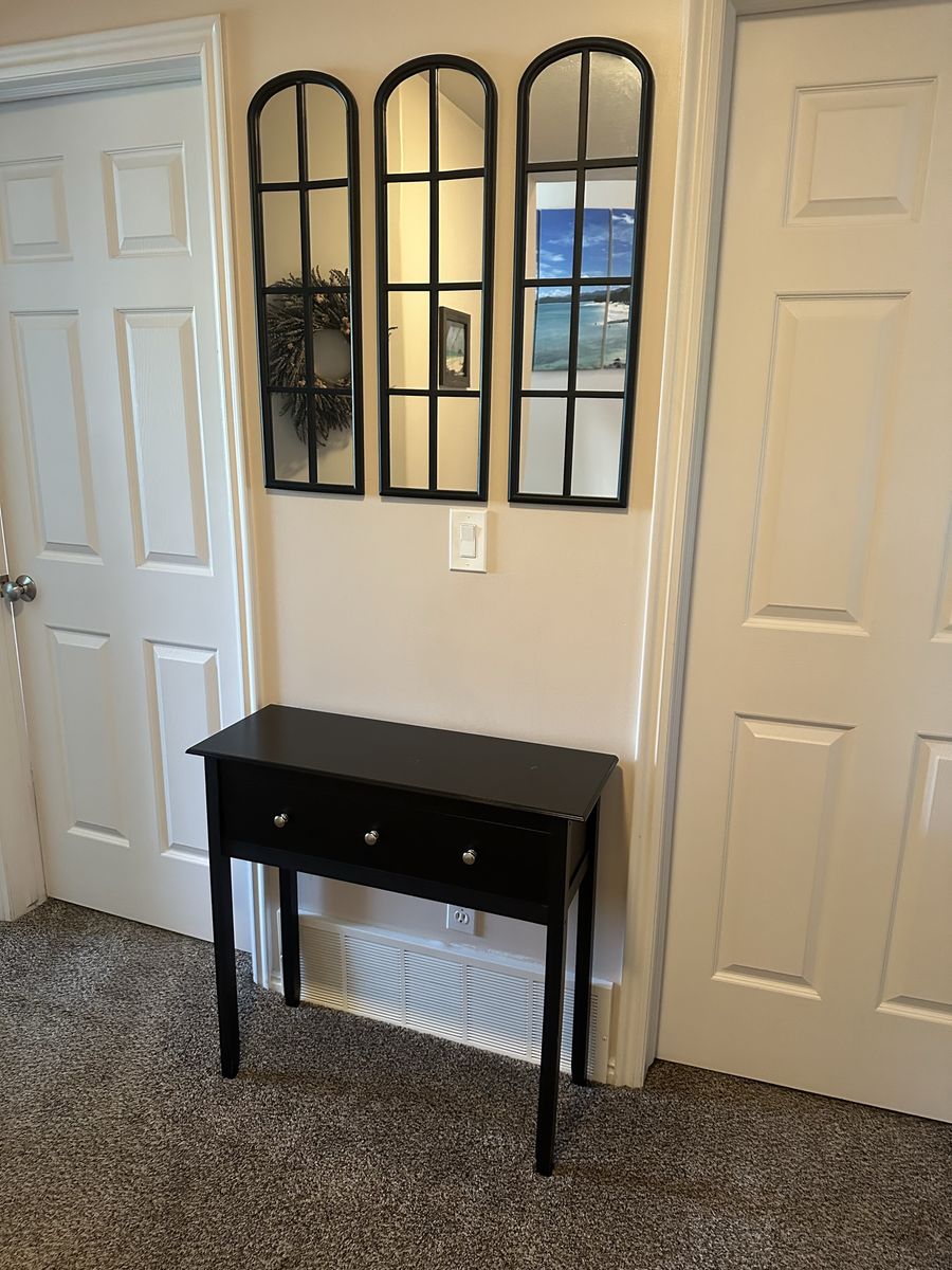 Hallway Table and Accent Mirror
