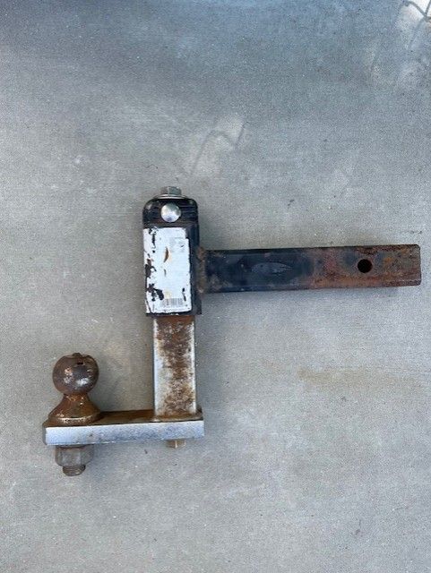Adjustable drop hitch 2 inch ball/receiver