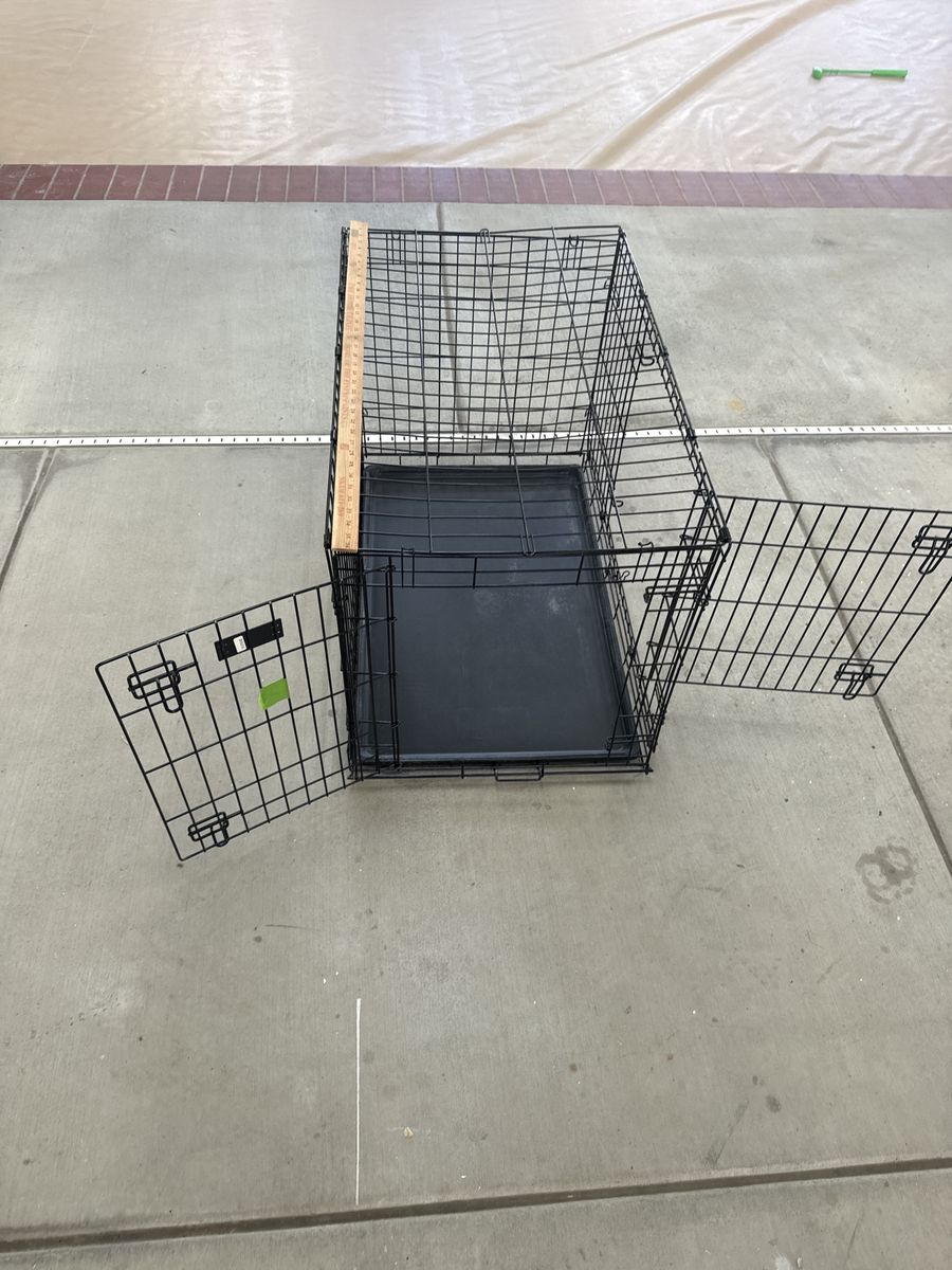 2 Door large 36  Inch Long Dog Kennel