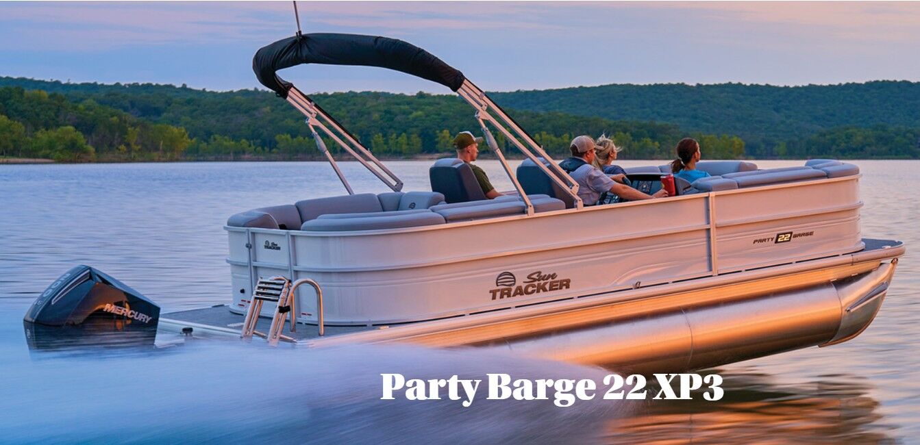 2026 Sun Tracker Party Barge 22 XP3 w 200 HP Mercury Outboard !!!