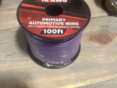 GS Power 16 AWG Primary Automotive Wire 100ft Purple
