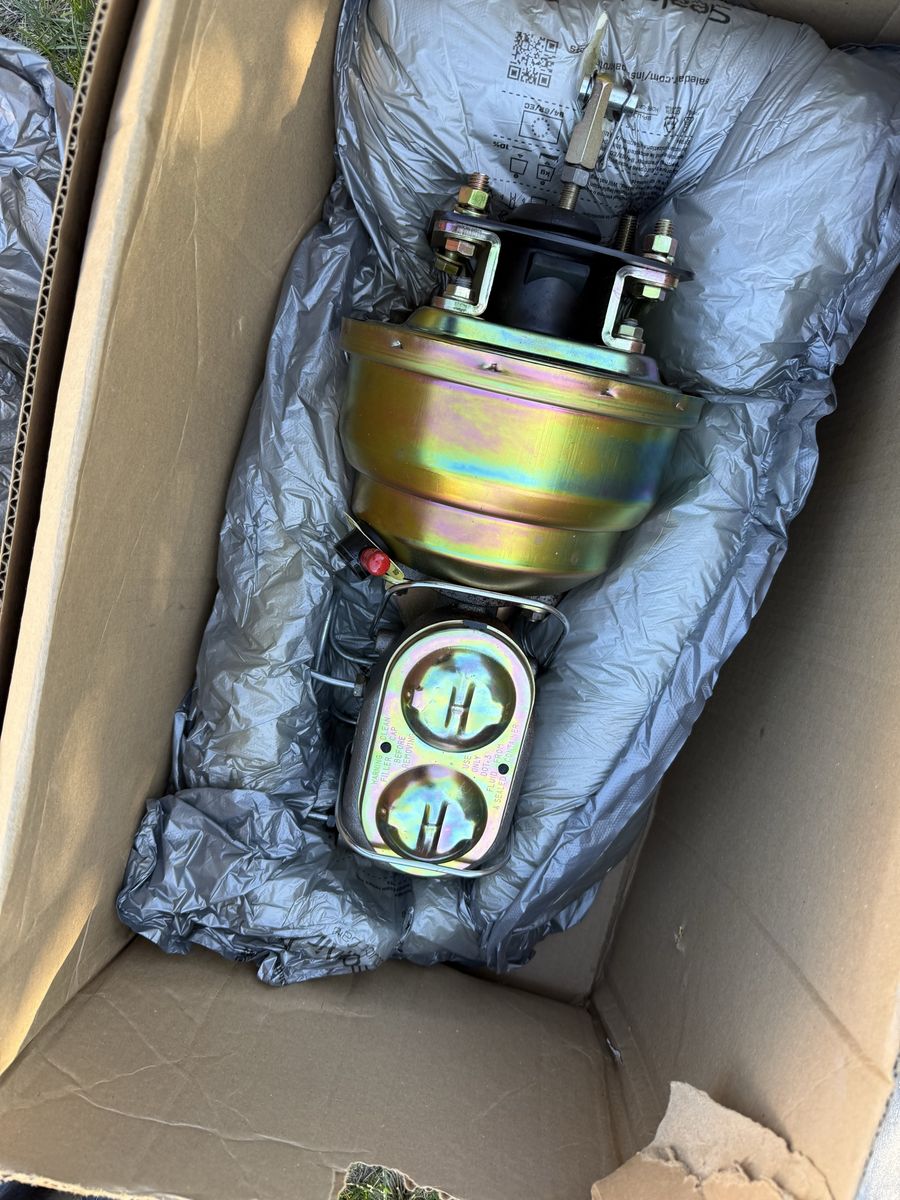 8 inch daul brake booster & master cylinder