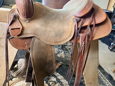 Circle Y Ranch Cutter Western Saddle - Model 1389-9604-05