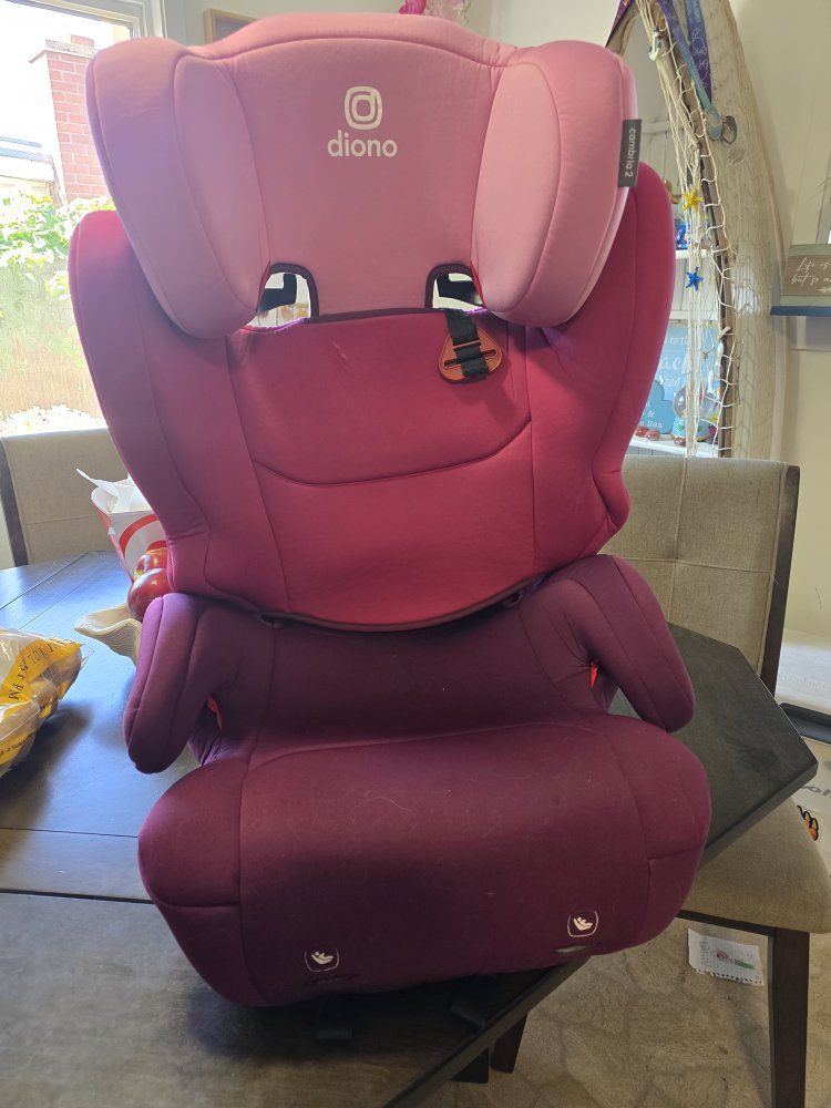 Diono Cambria 2 Booster Car Seat - Pink and Purple
