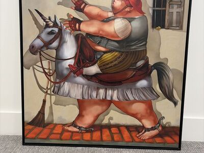 Large painting by T. Doskova