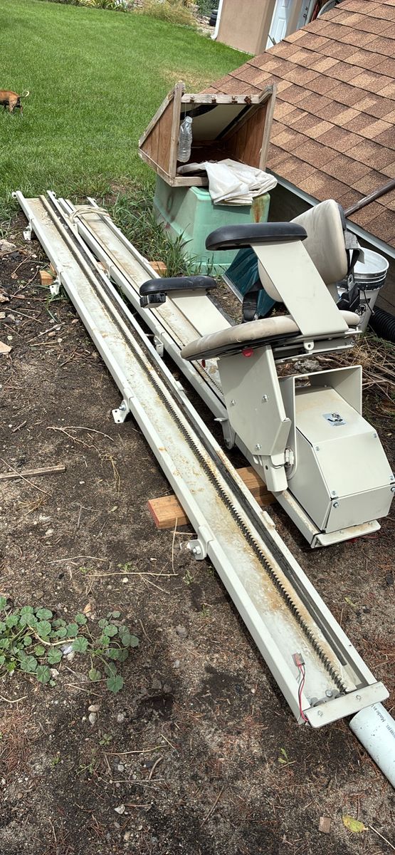 Bruno Stair Lift Chair with Track Rail System - Used