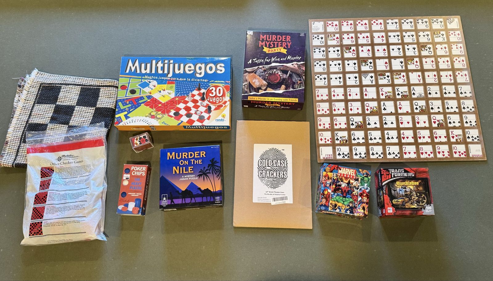 Family Games,  Board Game Bundle: Murder Mystery, Jigsaw Puzzles , Multijuegos & More