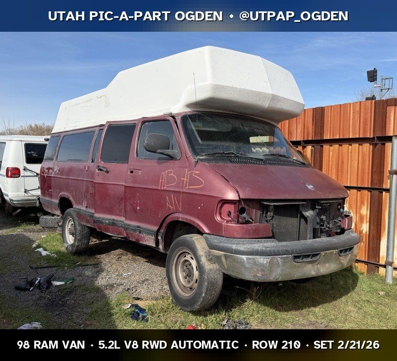 1998 Dodge Ram Van Parts - UTPAP Ogden