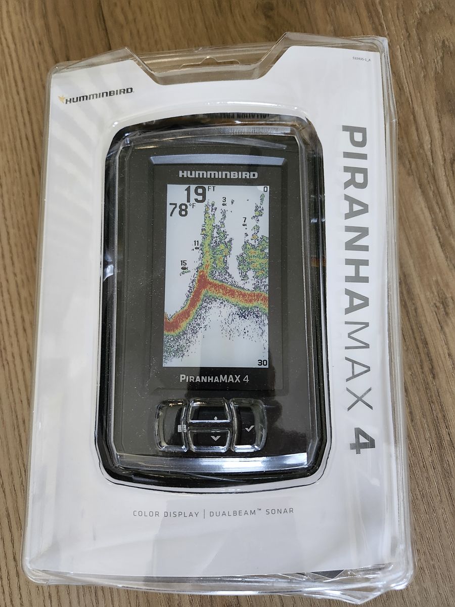 Humminbird PiranhaMAX 4 Fish Finder Color Display DualBeam Sonar