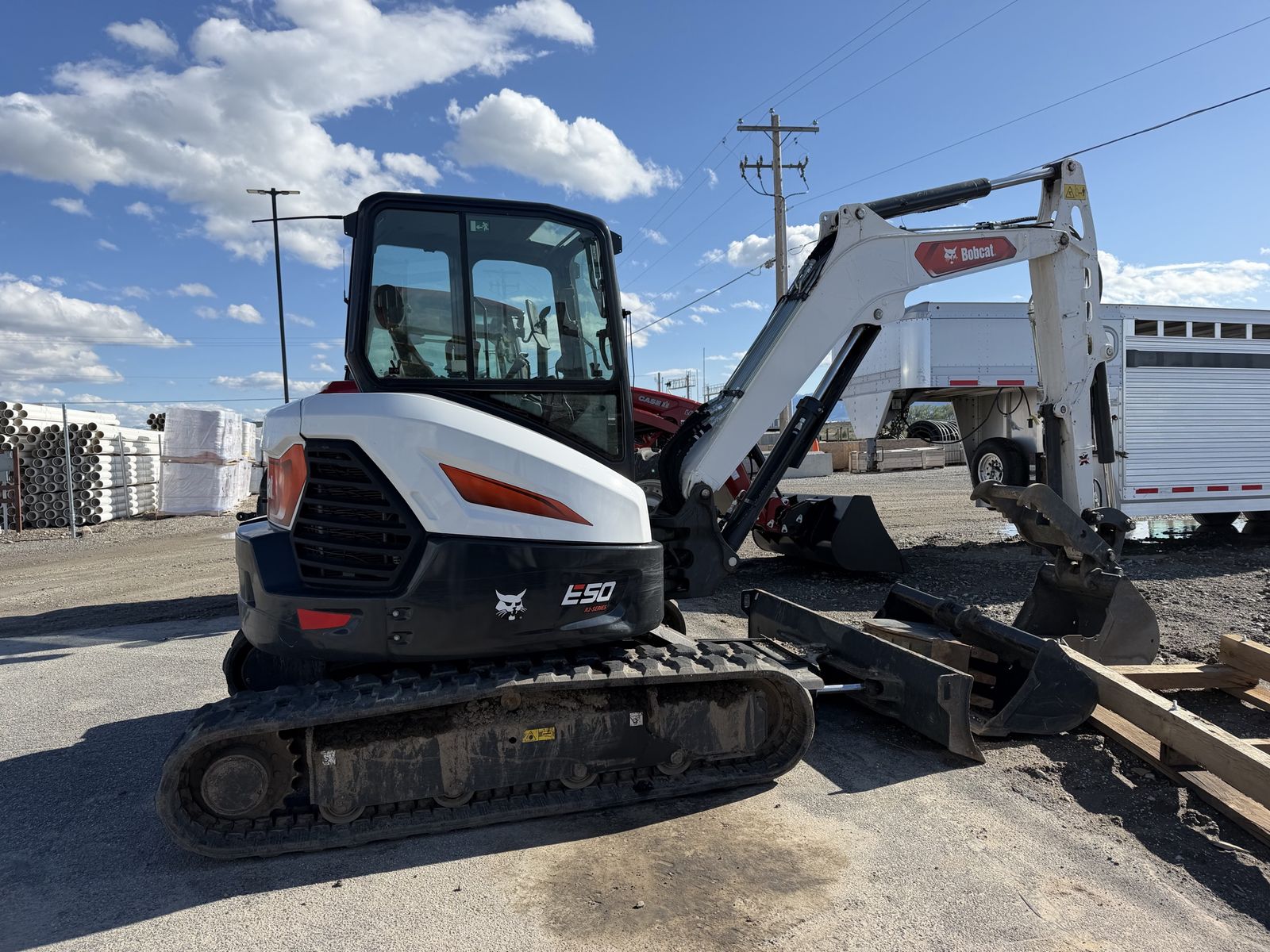 Bobcat E50 excavator
