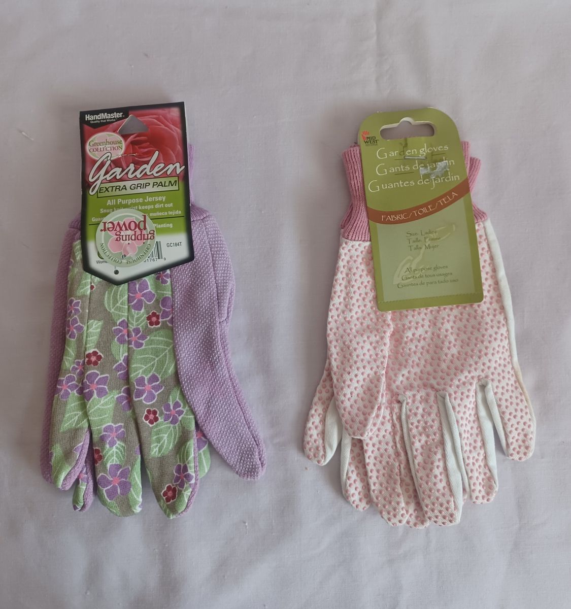 New!  Women's Extra Grip Gardening Jersey Gloves