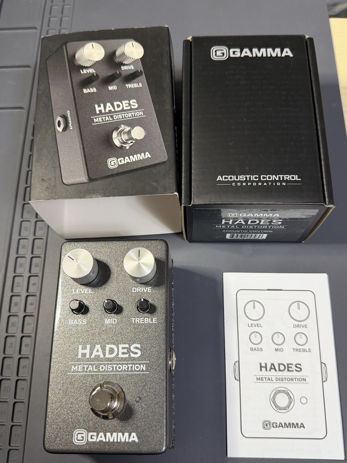 Gamma Hades Guitar Distortion Pedal (Complete in Box)