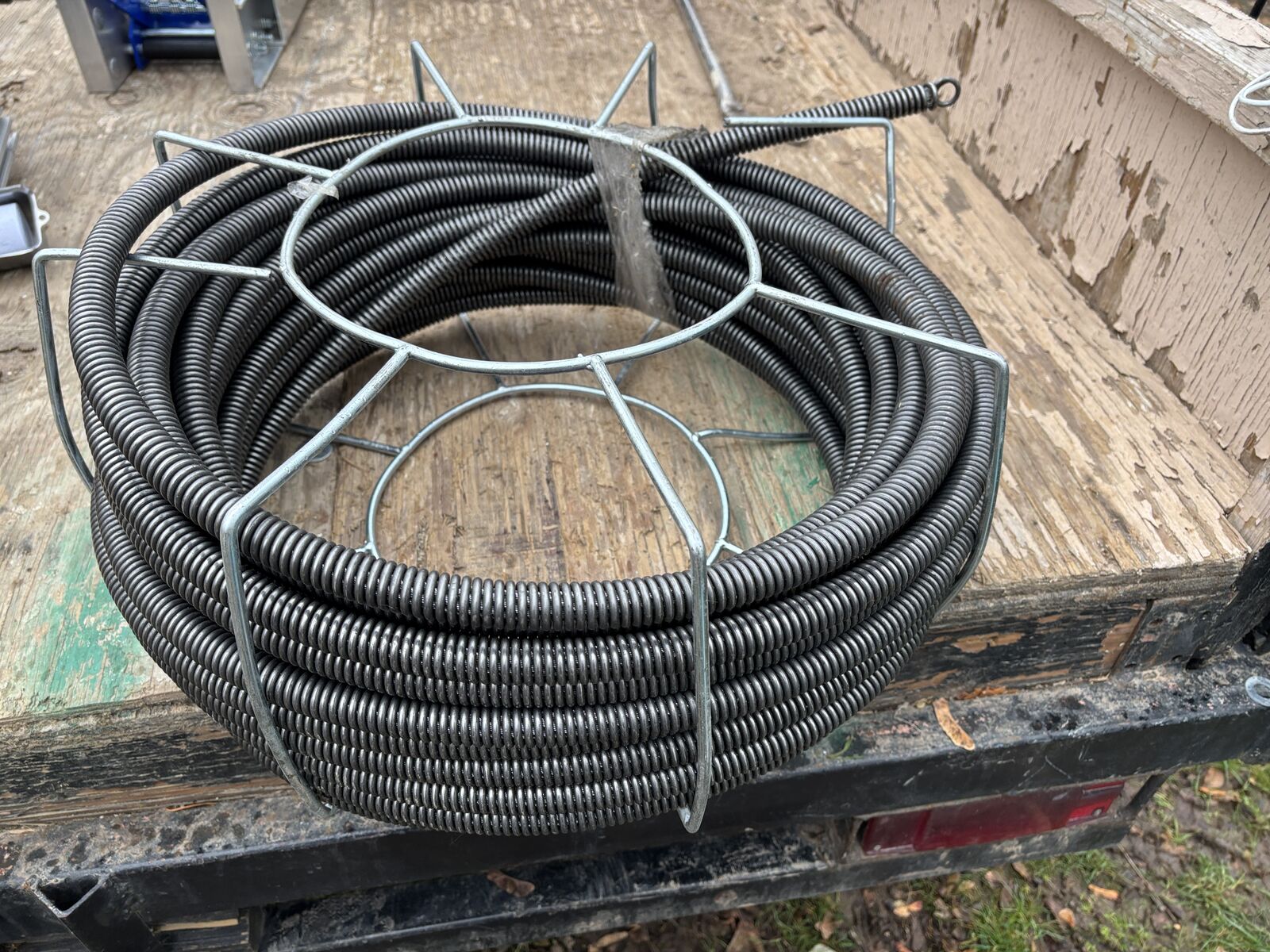 %+ Plumbing Auger Drain Snake Cable 50 ft 3/4" Diameter with core