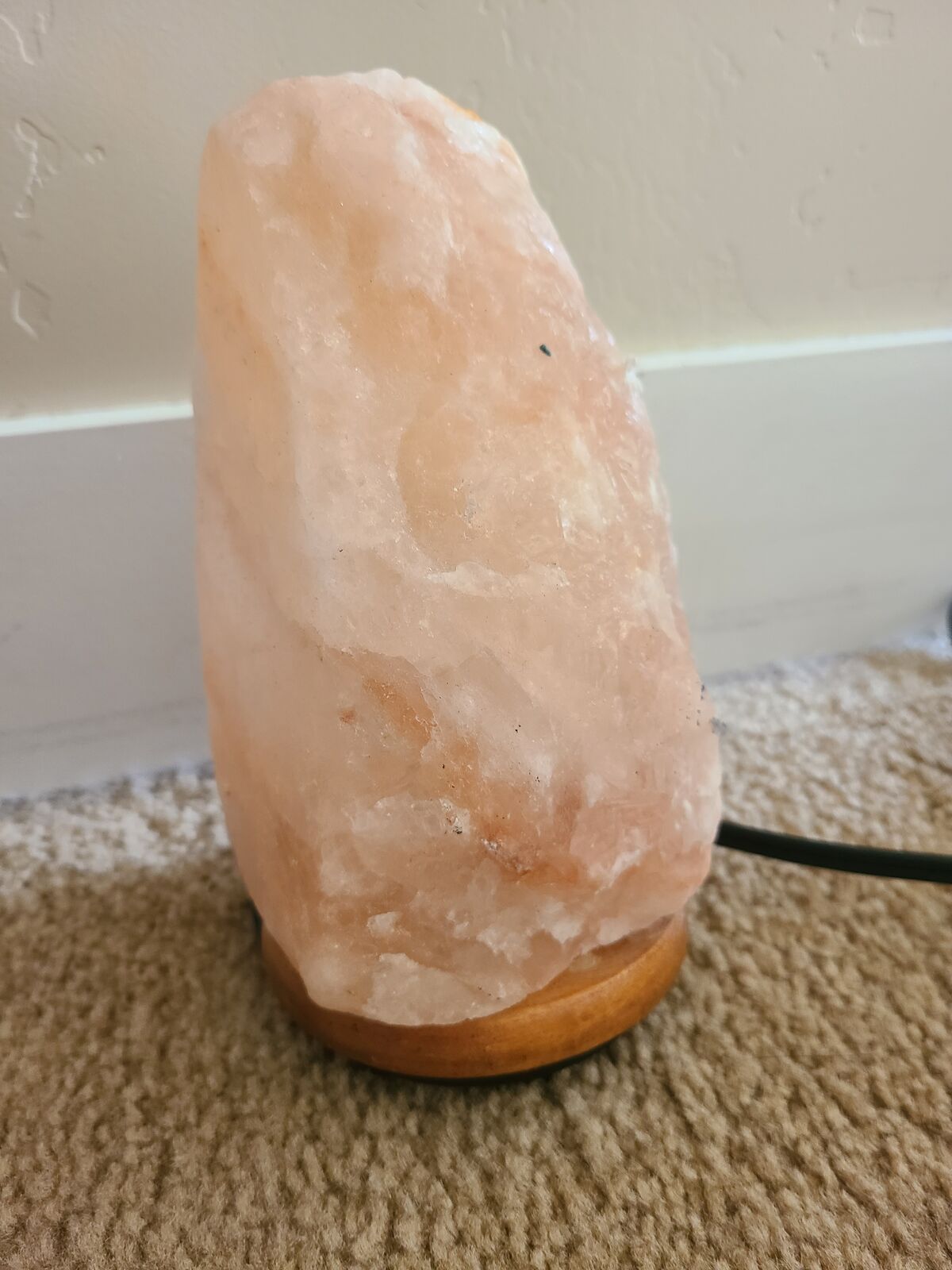 Salt lamp H:8 (light bulb not included)
