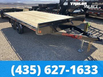8.5x18 Double A Pro Series HB Deckover Equipment Trailer - 11.5K GVWR -