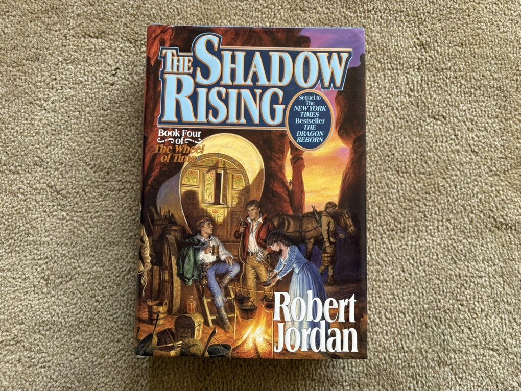 The Shadow Rising, by Robert Jordan (hardcover, large)