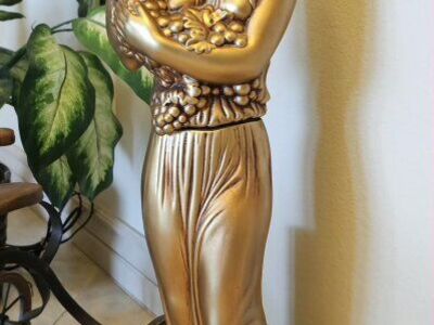 Ceramic Statue 26" Holland Mold Gold