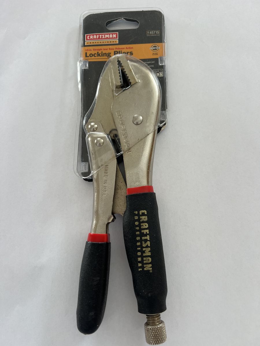 Craftsman 10R Straight Jaw 10" Locking Pliers (945715).