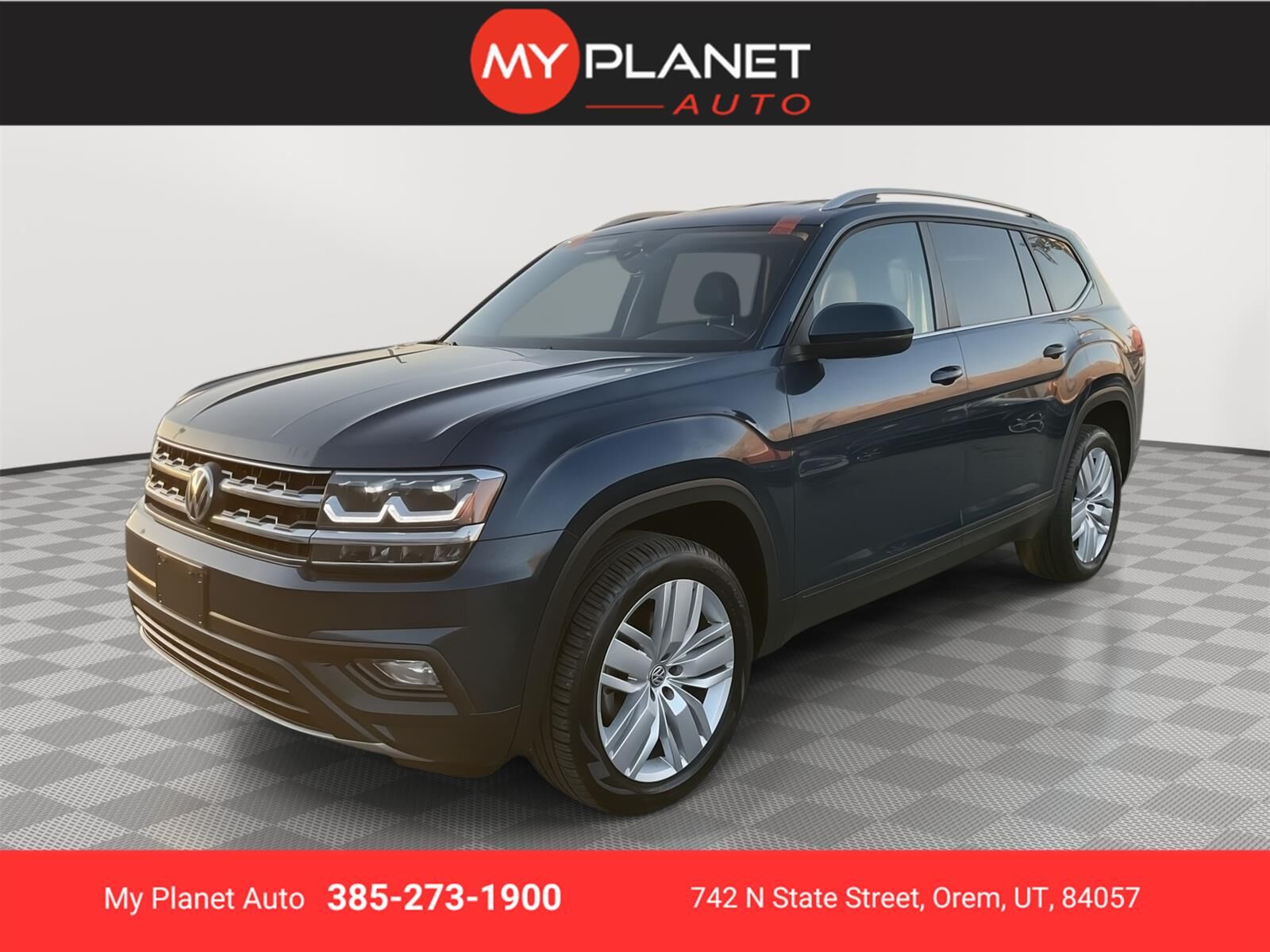 2019 VOLKSWAGEN ATLAS V6 SE 4Motion