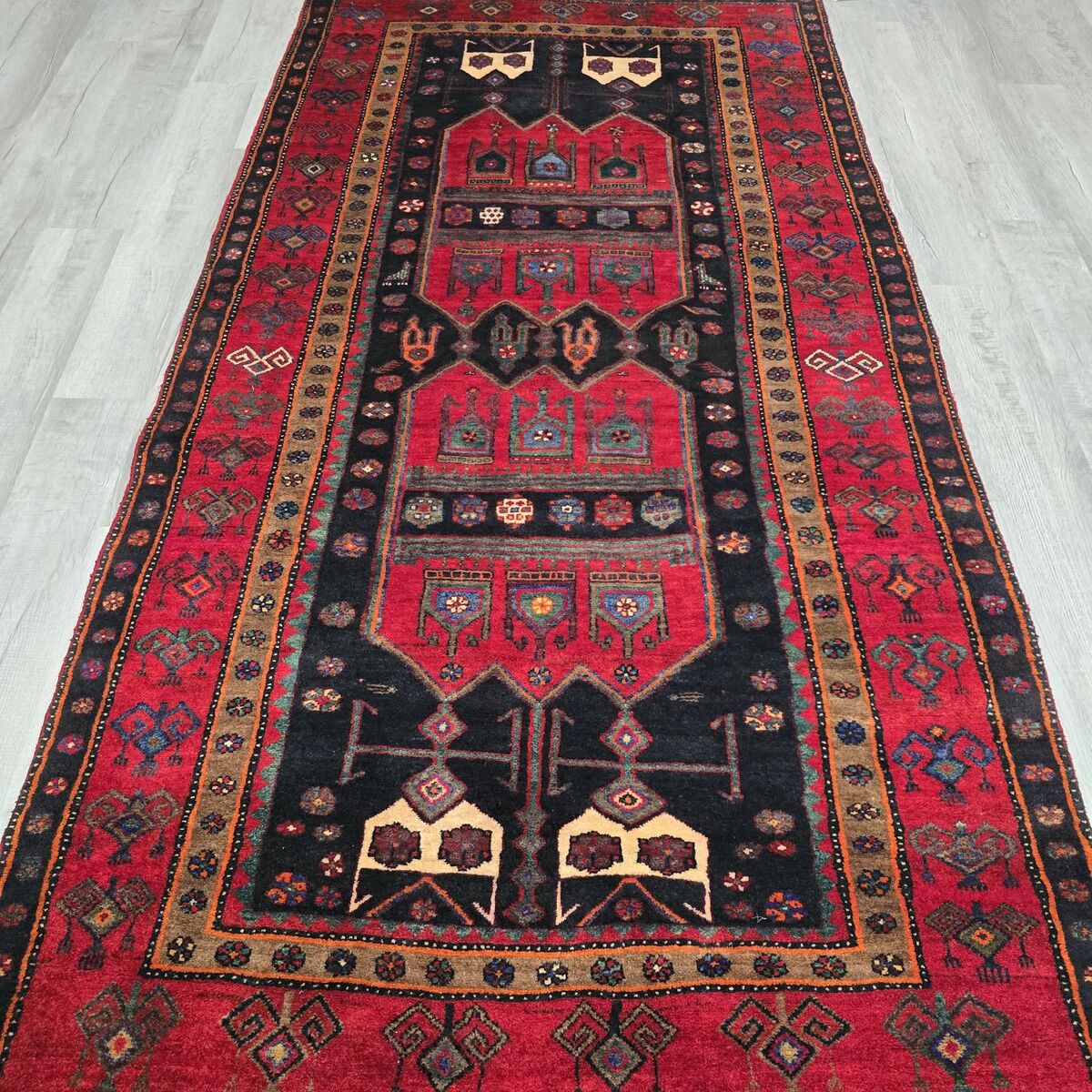 Handknotted Persian Tribal Wool Rug