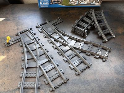LEGO City Switch Tracks Set 7895 Train Tracks 8 Pieces with Original Box