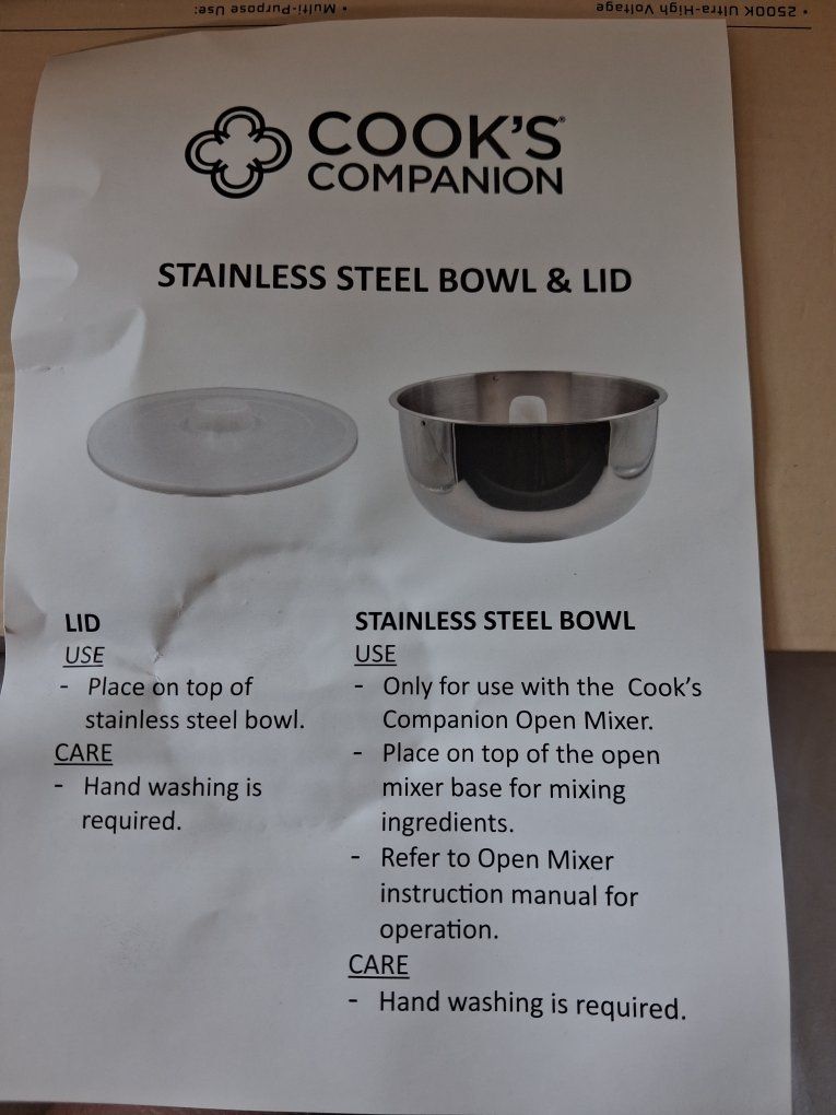 Stainless Steel mixing bowl