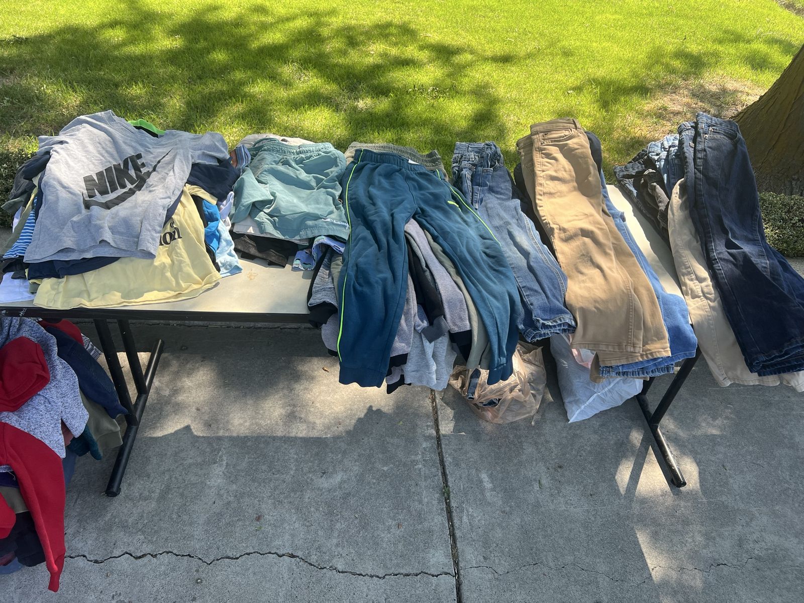 Yard Sale - Boys Clothing, Bicycles, and Accessories